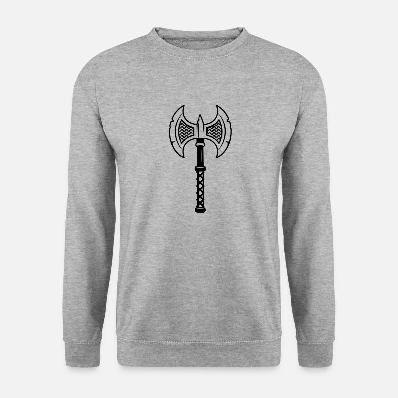 viking axe - Unisex Sweatshirt - salt & pepper