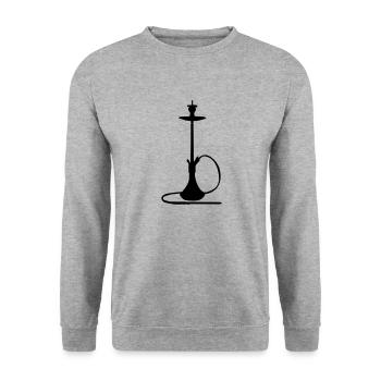 narguilé - Sweat-shirt Unisexe - gris chiné - Devant - Alina (178cm) & Michal (187cm)