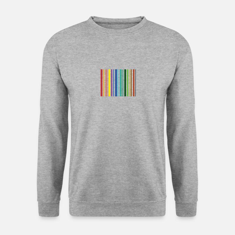 Code barre - Sweat-shirt Unisexe - gris chiné