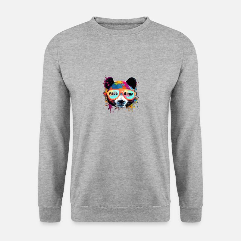 panda,panda bear,bear, graffiti,bun - Unisex Sweatshirt - salt & pepper