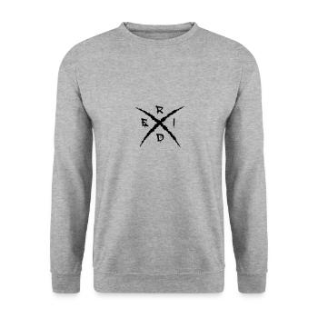 ride 01 - Unisex Pullover - Weißgrau meliert - Vorne - Alina (178cm) & Michal (187cm)