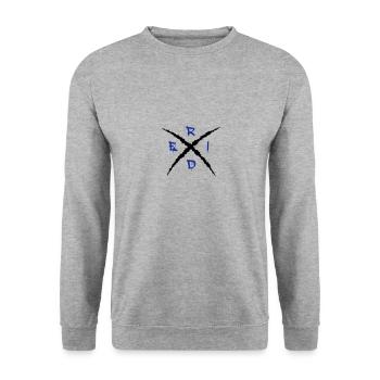 ride 02 - Unisex Pullover - Weißgrau meliert - Vorne - Alina (178cm) & Michal (187cm)