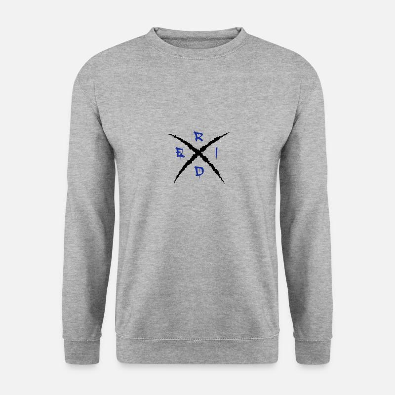 ride 02 - Unisex Pullover - Weißgrau meliert