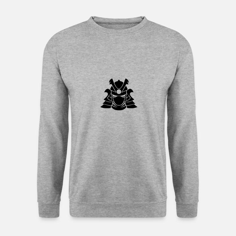 samurai mask - Unisex Sweatshirt - salt & pepper
