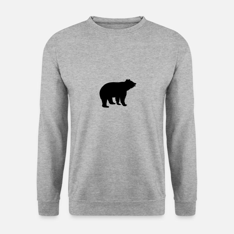 bear - Unisex Sweatshirt - salt & pepper