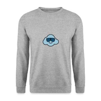 lunettes de soleil nuage 02 - Sweat-shirt Unisexe - gris chiné - Devant - Alina (178cm) & Michal (187cm)