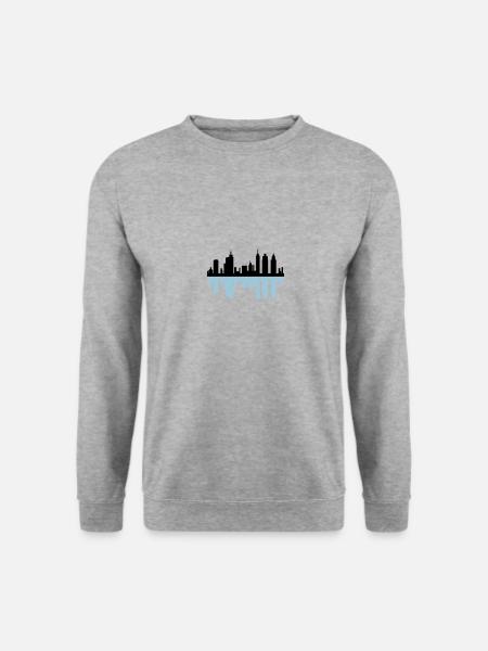 city skyline - Unisex Sweatshirt - salt & pepper