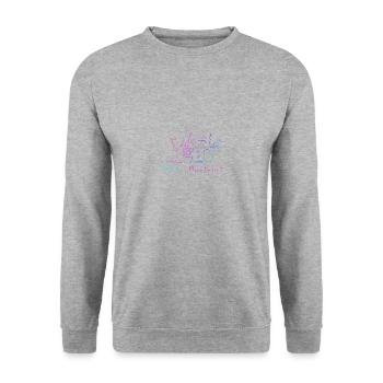 Bartender Bartender Mixer Cocktail Gift - Unisex Sweatshirt - salt & pepper - Front - Alina (178cm) & Michal (187cm)