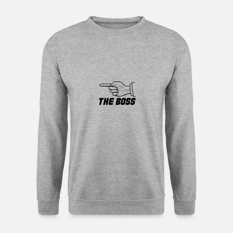 le patron - Sweat-shirt Unisexe - gris chiné