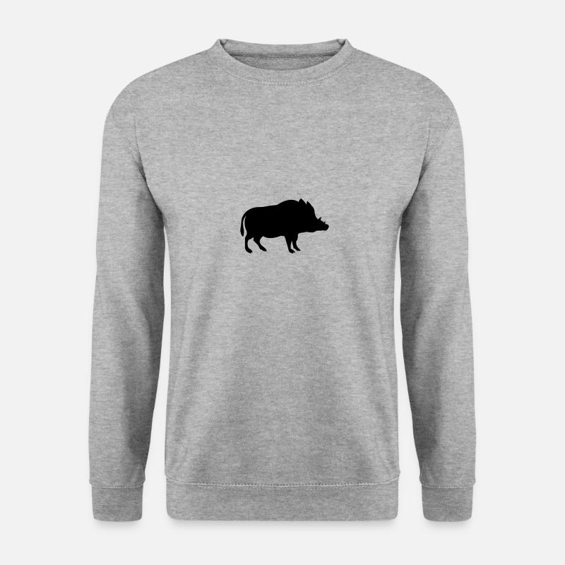 wild boar - Unisex Sweatshirt - salt & pepper
