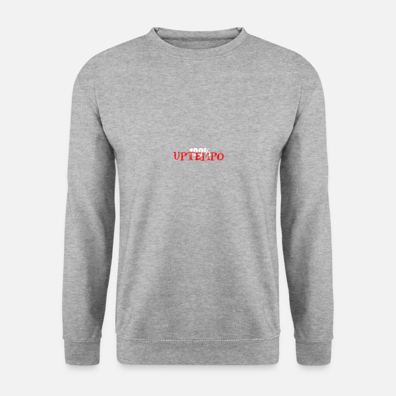 Uptempo - Unisex Pullover - Weißgrau meliert