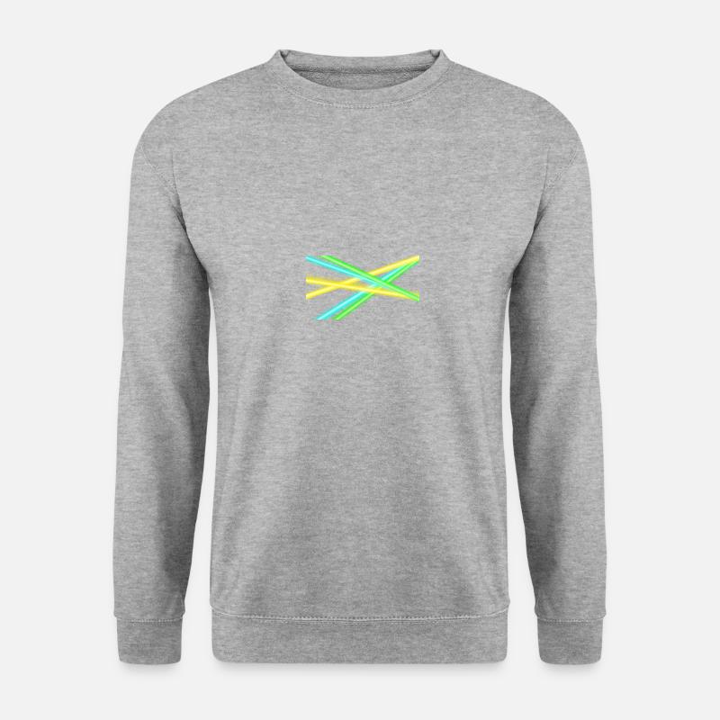Neon - Unisex Pullover - Weißgrau meliert