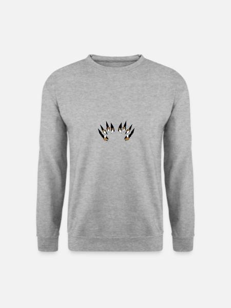 claw 02 - Unisex Sweatshirt - salt & pepper