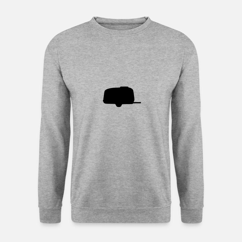 QEK Junior Qek Junior Wohnwagen - Unisex Pullover - Weißgrau meliert