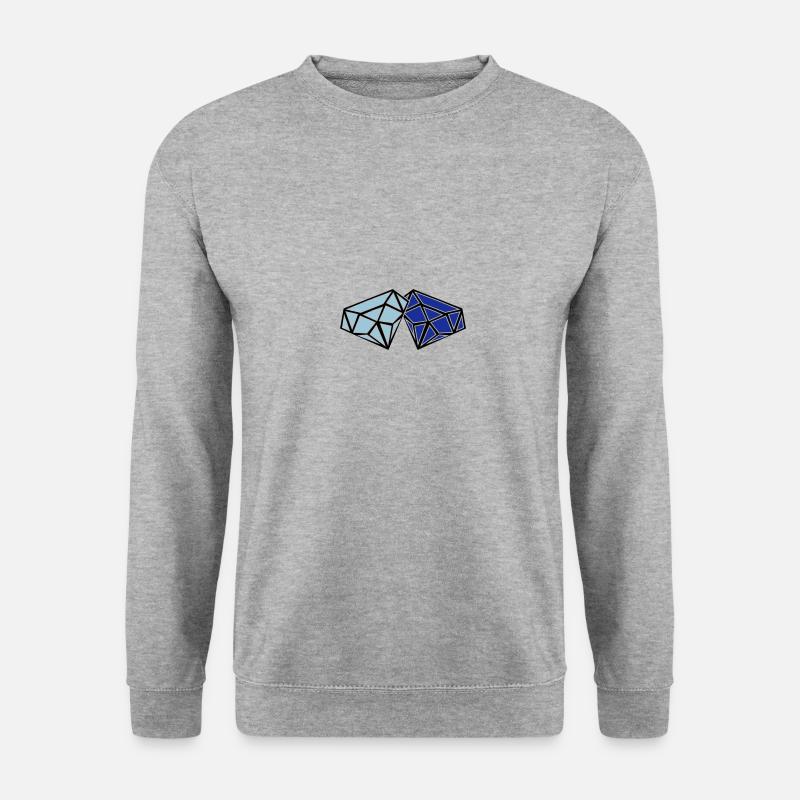 diamonds - Unisex Sweatshirt - salt & pepper