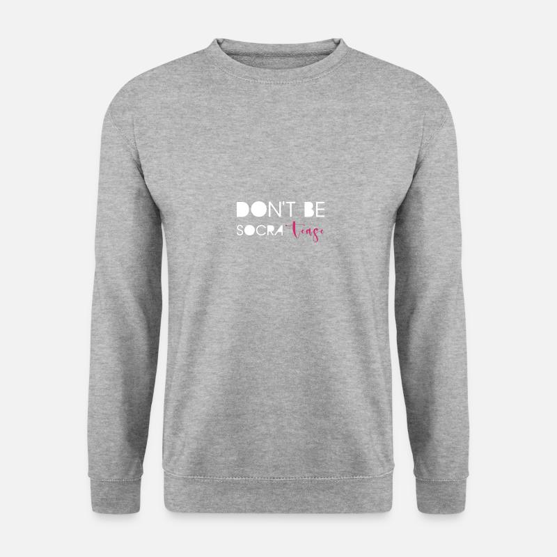 Socrates Greek Philosopher Wisdom Gift - Unisex Sweatshirt - salt & pepper