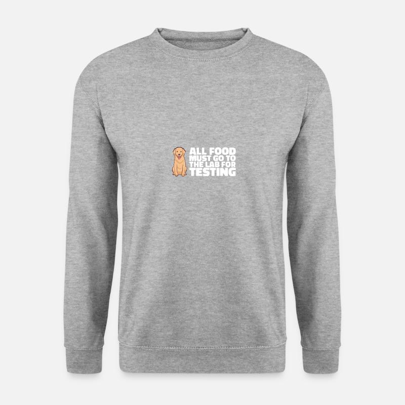 Retriever Geschenke für Retriever Besitzer - Unisex Pullover - Weißgrau meliert