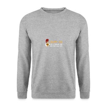 Musicien écossais cornemuse - Sweat-shirt Unisexe - gris chiné - Devant - Alina (178cm) & Michal (187cm)