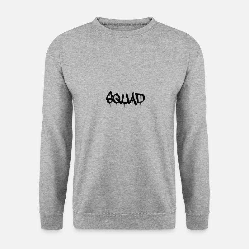 squad - Unisex Pullover - Weißgrau meliert