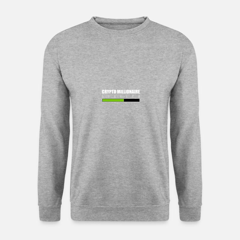 Crypto Millionaire Loading - Unisex Sweatshirt - salt & pepper