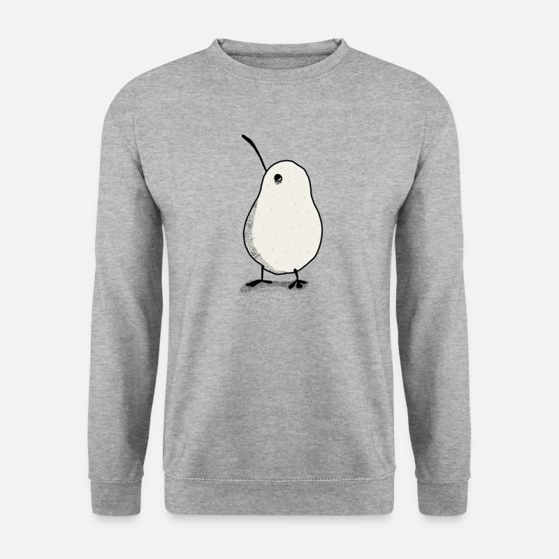 Kiwi - Unisex Pullover - Weißgrau meliert