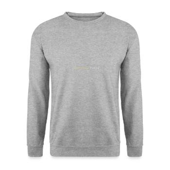 J’ai pris une douche aujourd’hui en disant drôle de ringard - Sweat-shirt Unisexe - gris chiné - Devant - Alina (178cm) & Michal (187cm)