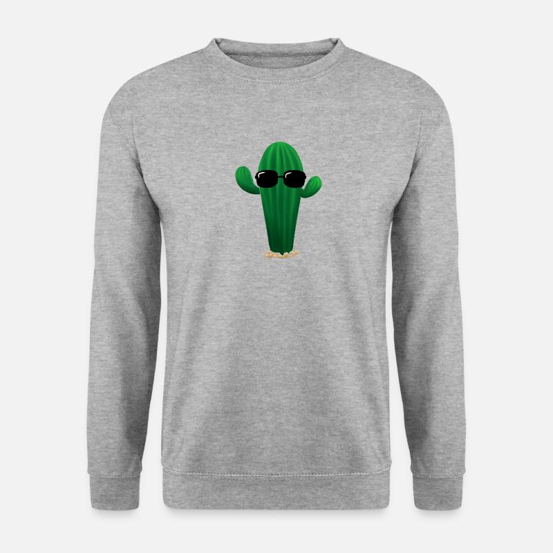 Cool Cactus - Sweat-shirt Unisexe - gris chiné