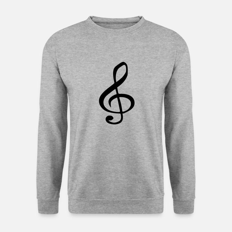 note music - Unisex Sweatshirt - salt & pepper