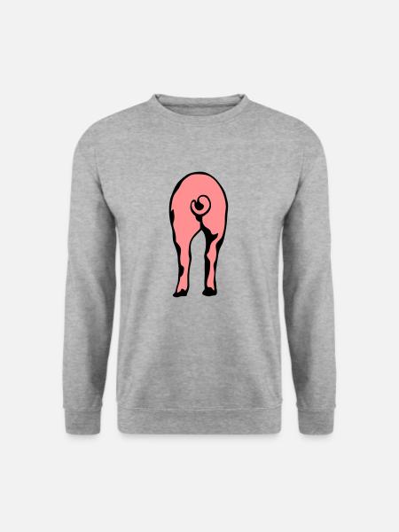 pig pig ass ass 8 - Unisex Sweatshirt - salt & pepper