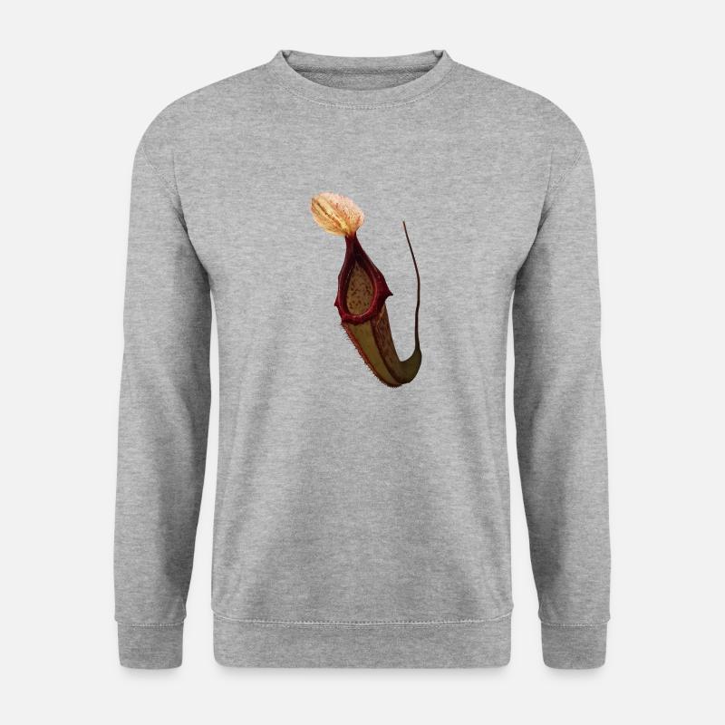 Nepenthes x miranda - Unisex Pullover - Weißgrau meliert