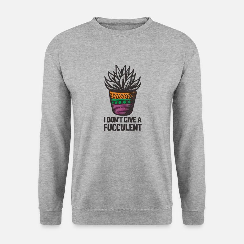 Fucculent - Unisex Sweatshirt - salt & pepper