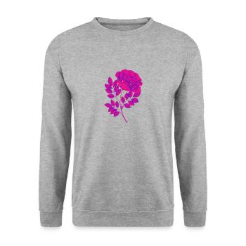 Pink Violet T-shirt - Unisex Sweatshirt - salt & pepper - Front - Alina (178cm) & Michal (187cm)