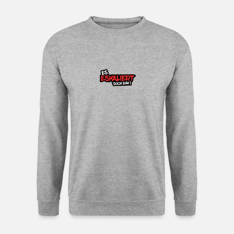IT IS ESCALING EHH! - Unisex Sweatshirt - salt & pepper