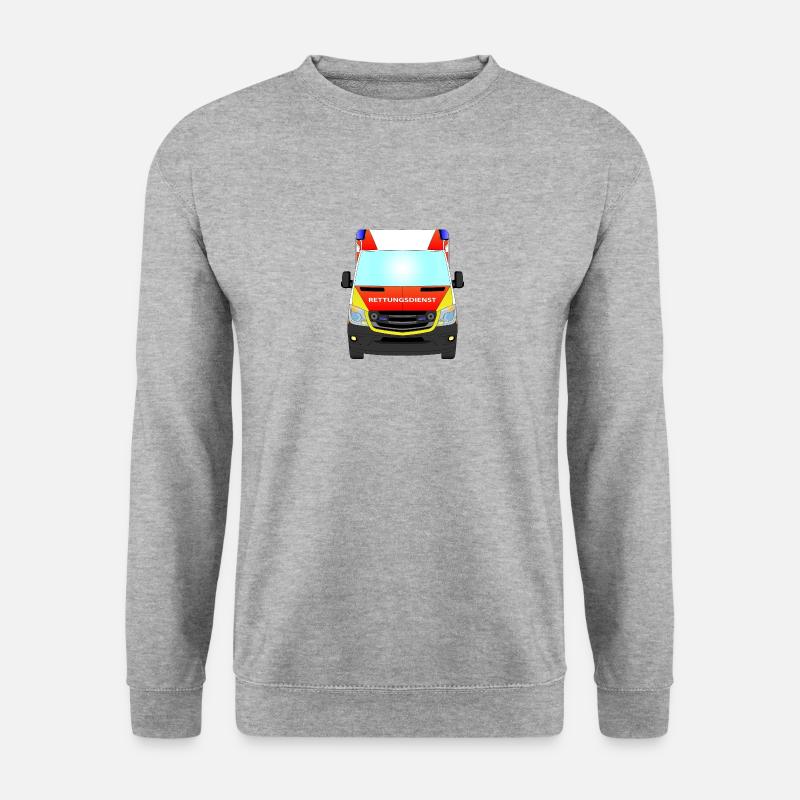 RTW - Unisex Pullover - Weißgrau meliert