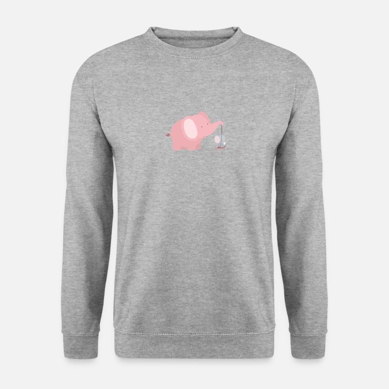 Ungewöhnliche Freundschaft - Unisex Pullover - Weißgrau meliert