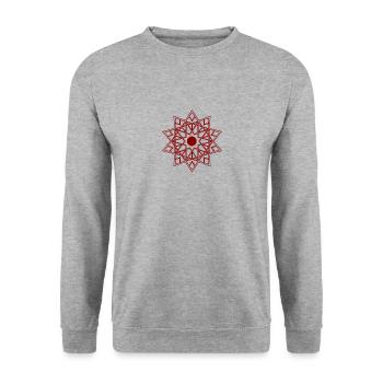 Etoile - Sweat-shirt Unisexe - gris chiné - Devant - Alina (178cm) & Michal (187cm)