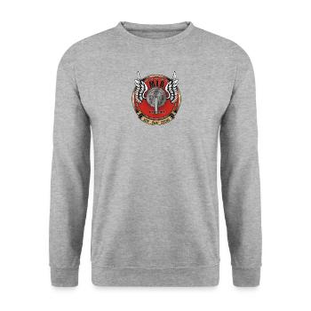 VTT Liberté VTT - Sweat-shirt Unisexe - gris chiné - Devant - Alina (178cm) & Michal (187cm)