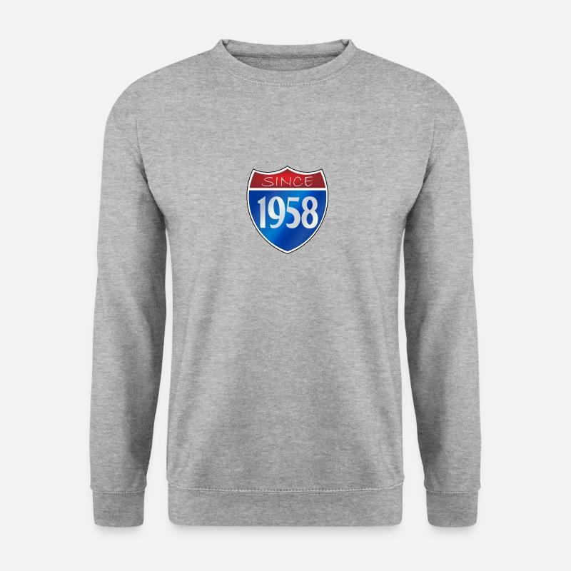 Since 1958 - Unisex Pullover - Weißgrau meliert