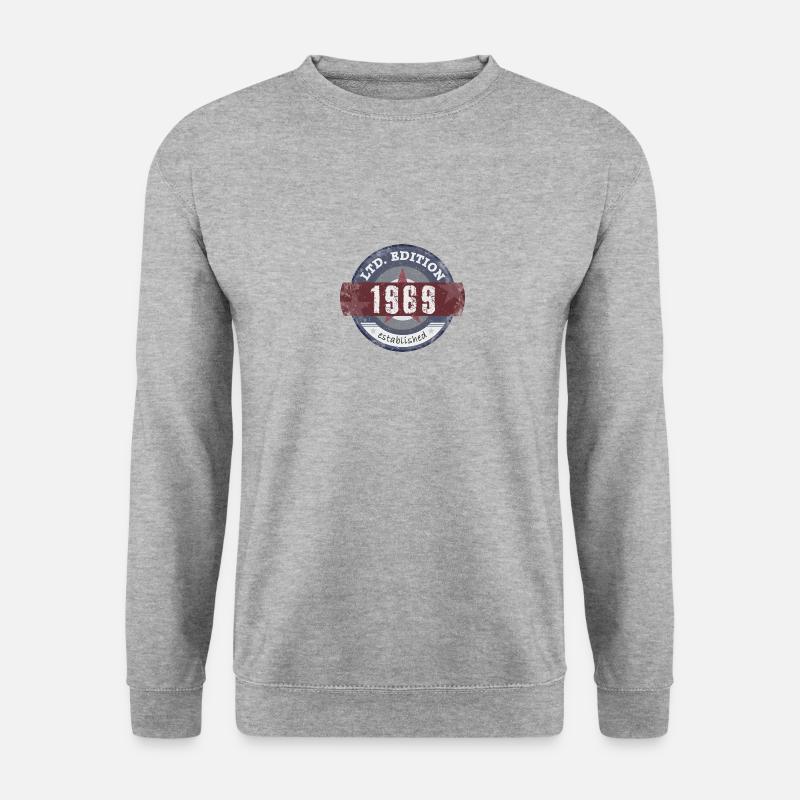 LtdEdition 1969 - Unisex Pullover - Weißgrau meliert