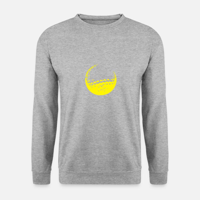 practice golf ball - Unisex Sweatshirt - salt & pepper