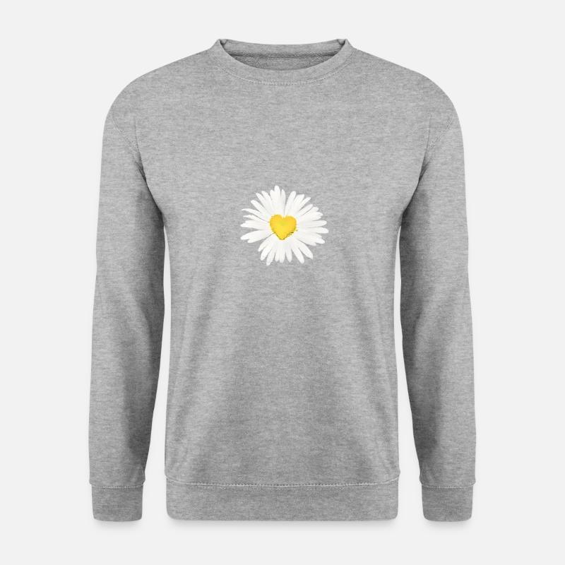 Gaensebluemchen heart - Unisex Sweatshirt - salt & pepper