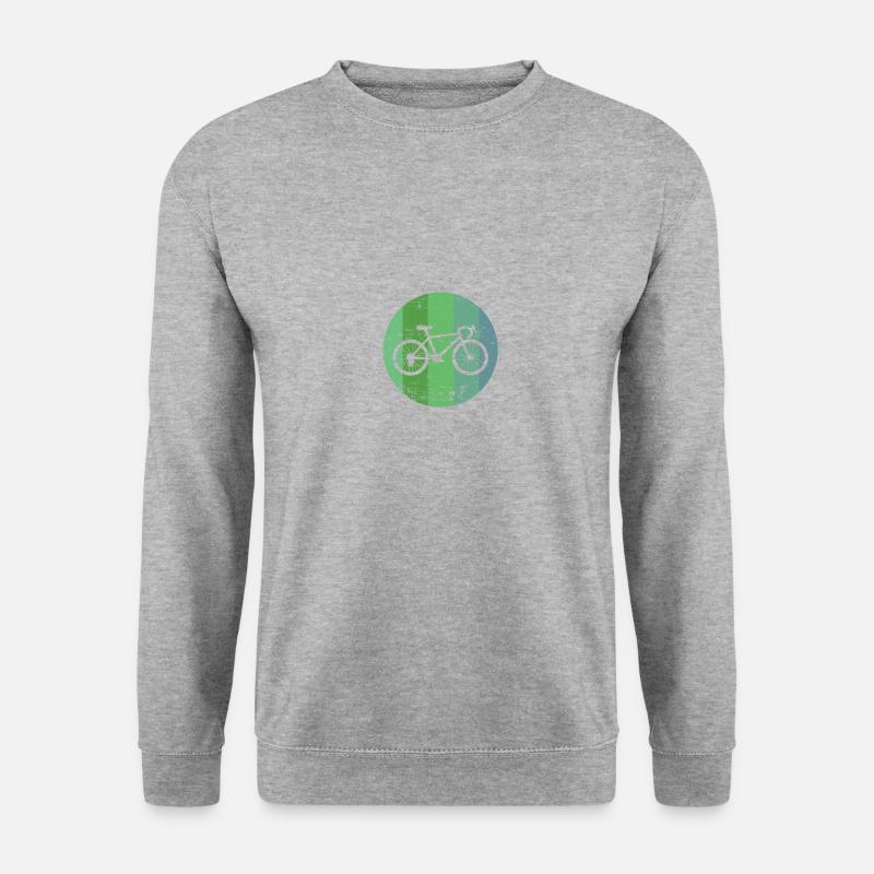 Radfahrer - Unisex Pullover - Weißgrau meliert