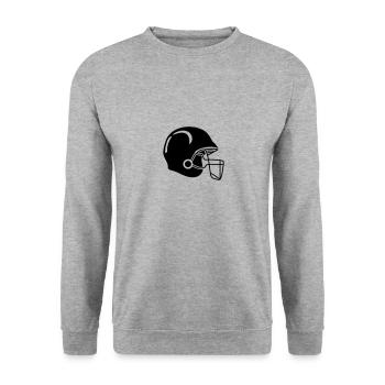 casque de football - Sweat-shirt Unisexe - gris chiné - Devant - Alina (178cm) & Michal (187cm)