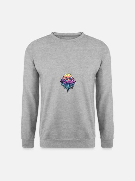 Symbol Arctic Mountains - Unisex Sweatshirt - salt & pepper