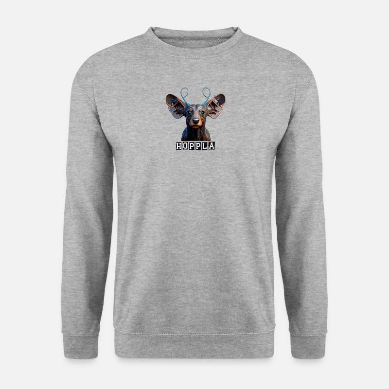 Dachshund Oops. - Unisex Sweatshirt - salt & pepper