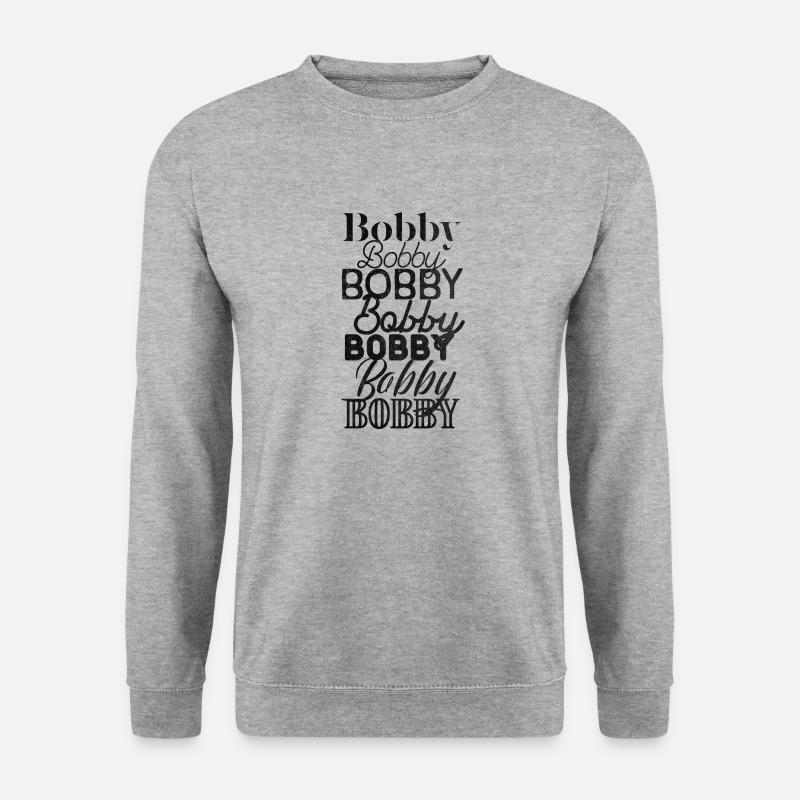Bobby - Unisex Pullover - Weißgrau meliert