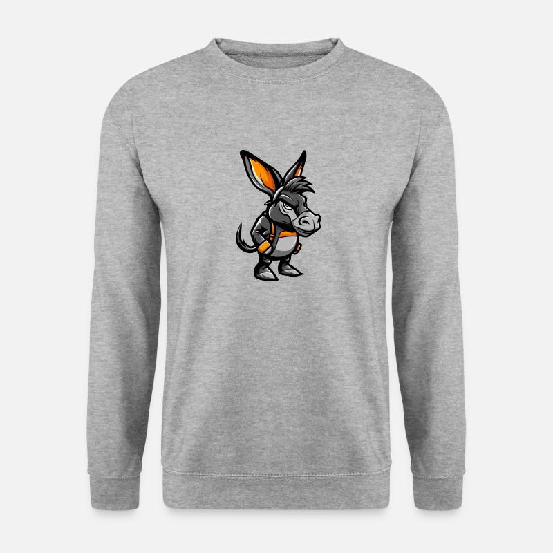 Donkey Comic - Unisex Sweatshirt - salt & pepper
