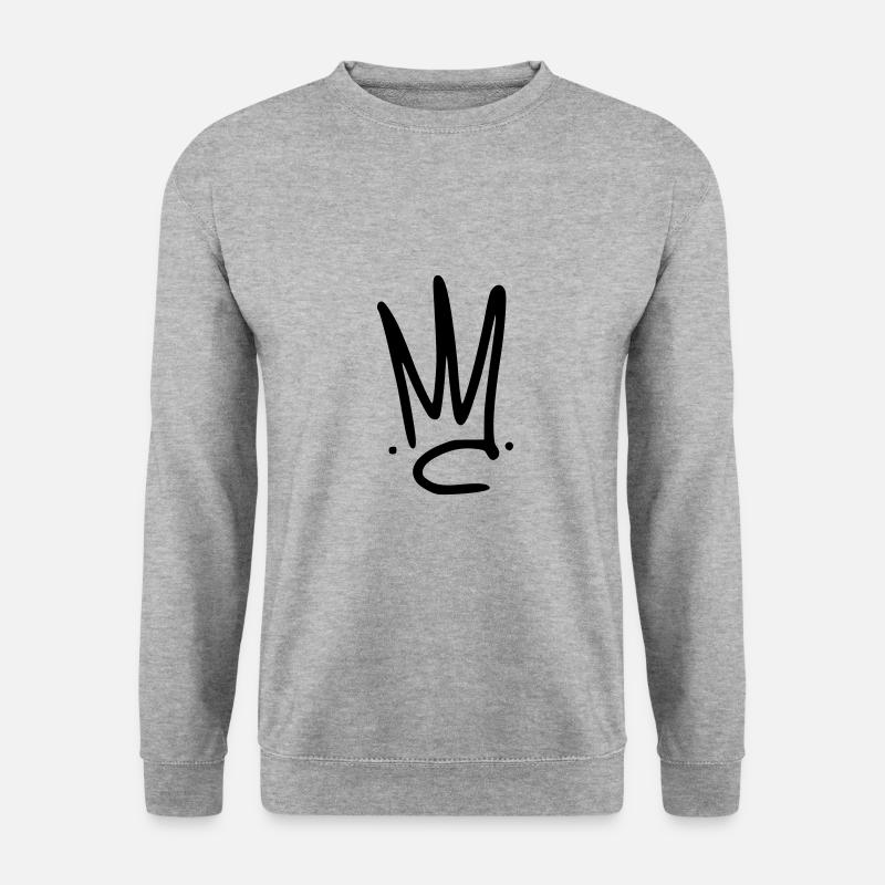 Emoji crown crowns sketch black - Unisex Sweatshirt - salt & pepper