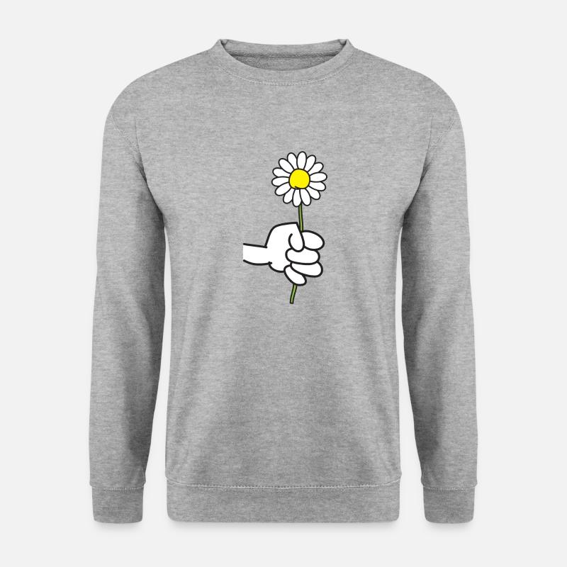 Guten Tag! - Unisex Pullover - Weißgrau meliert