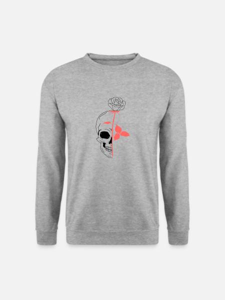 Pink skull skull - Unisex Sweatshirt - salt & pepper